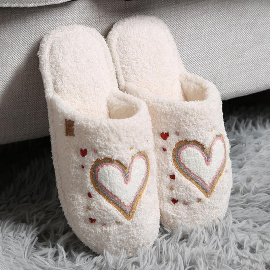 Heart Printed Slippers