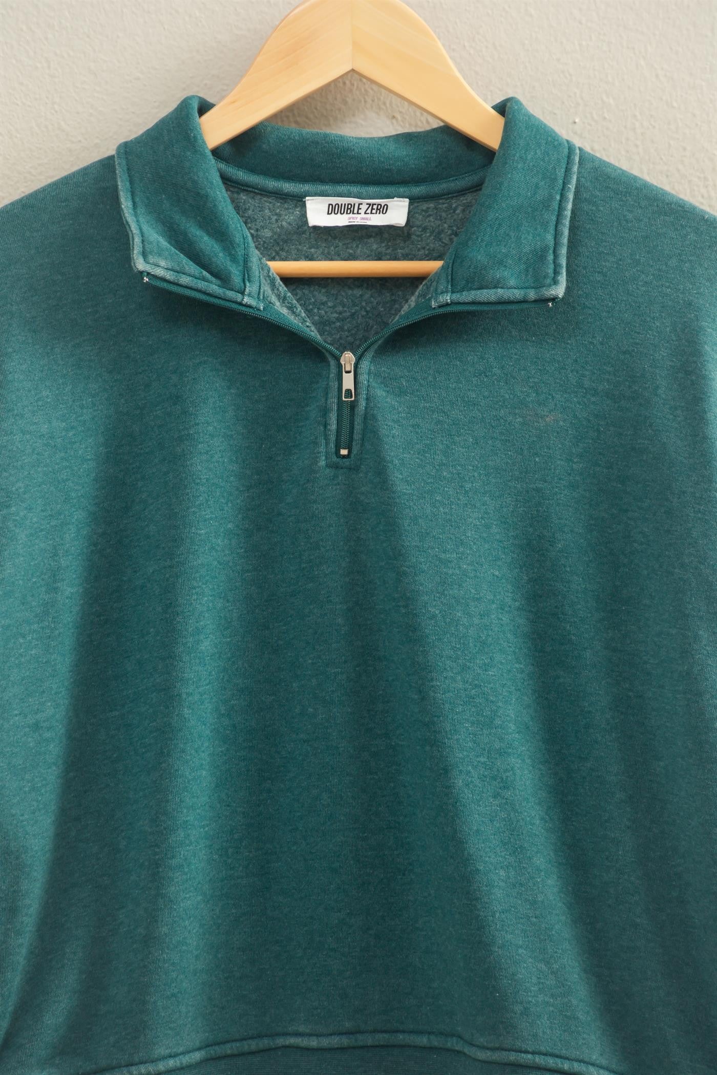 Half-zip Burnout French Terry Pullover