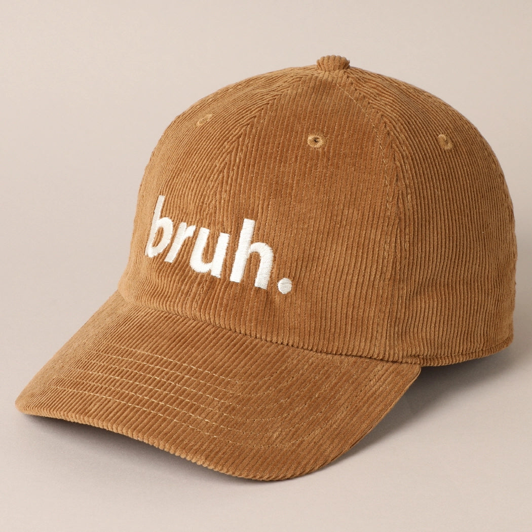 Corduroy Bruh Cap