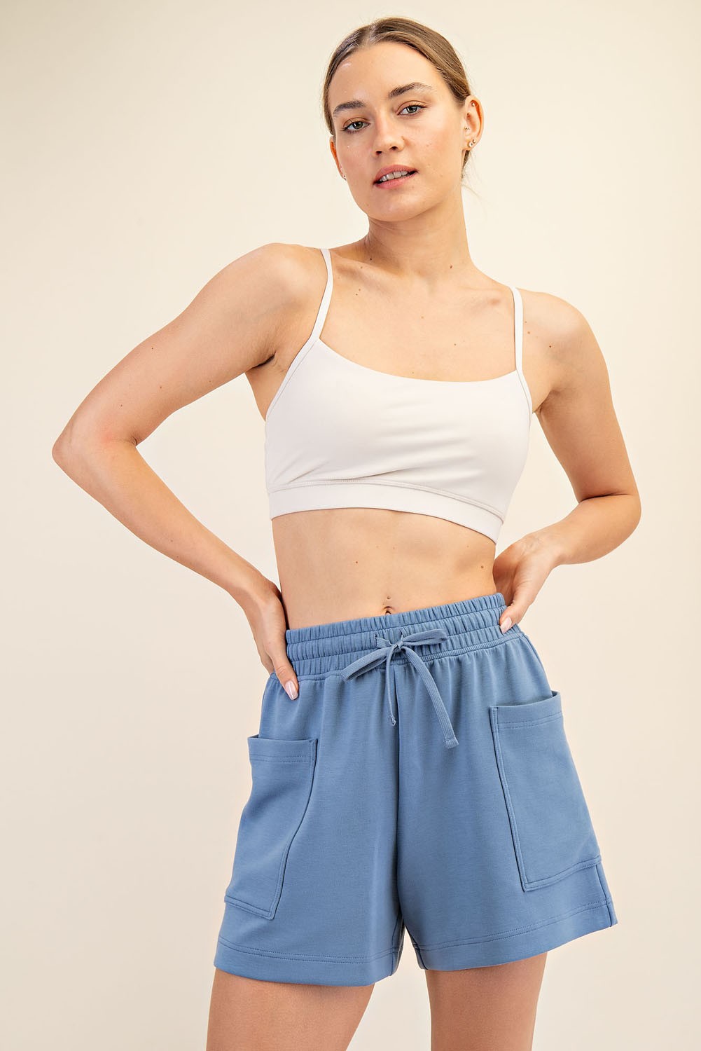 Paradise Blue Modal Shorts