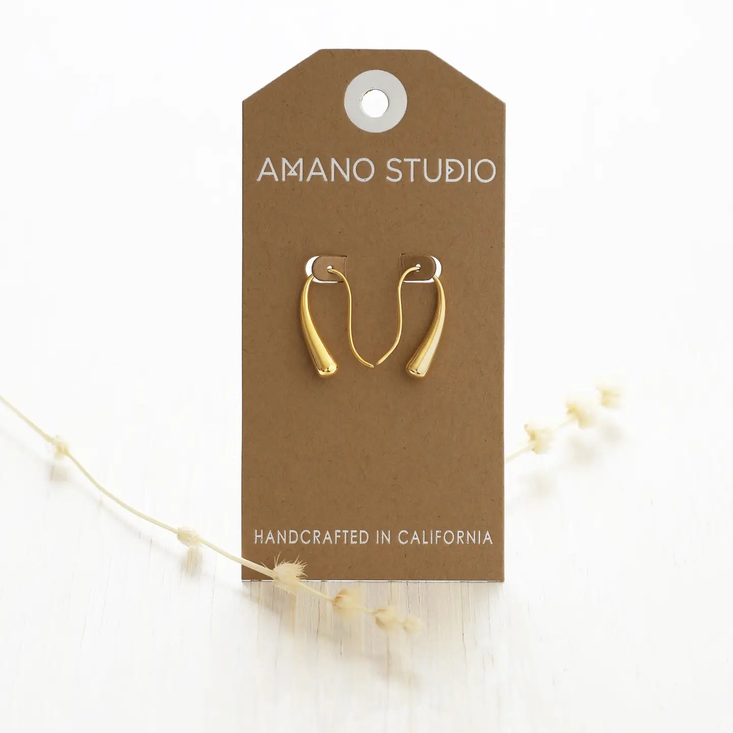 Gota Earrings in Gold Plated