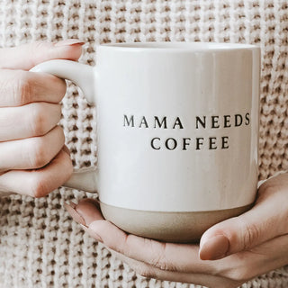 Mama Needs Coffee Stoneware Mug