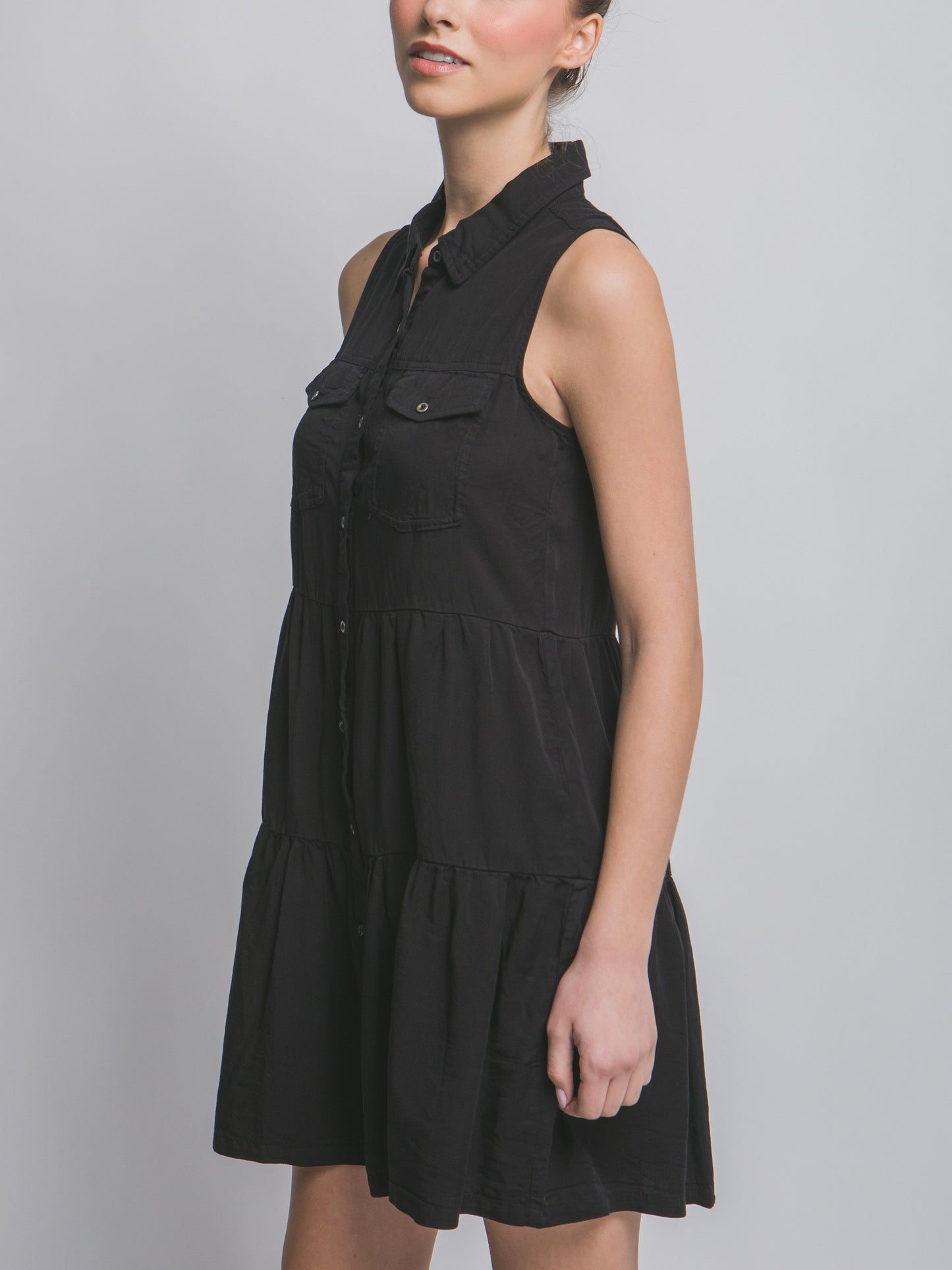 Summer Tiered Tencel Dress