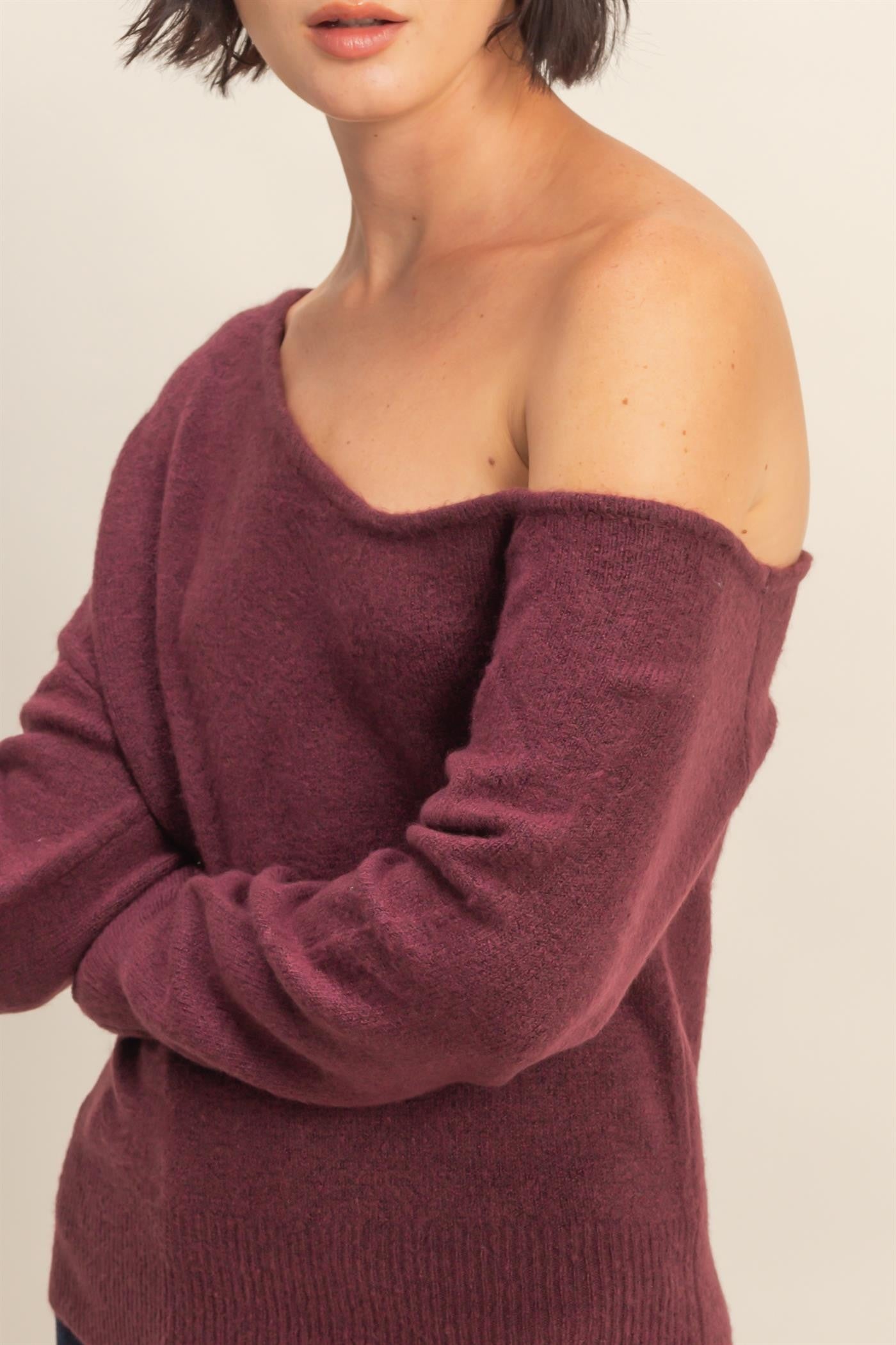 Off the Shoulder Sweater