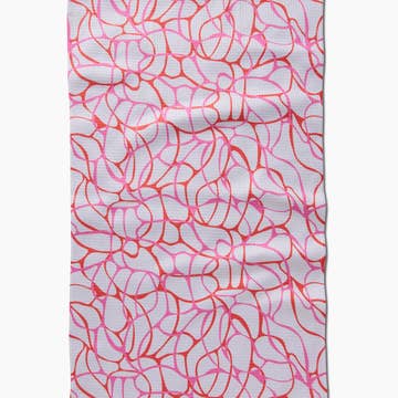 Bubble Abstract Tea Towel