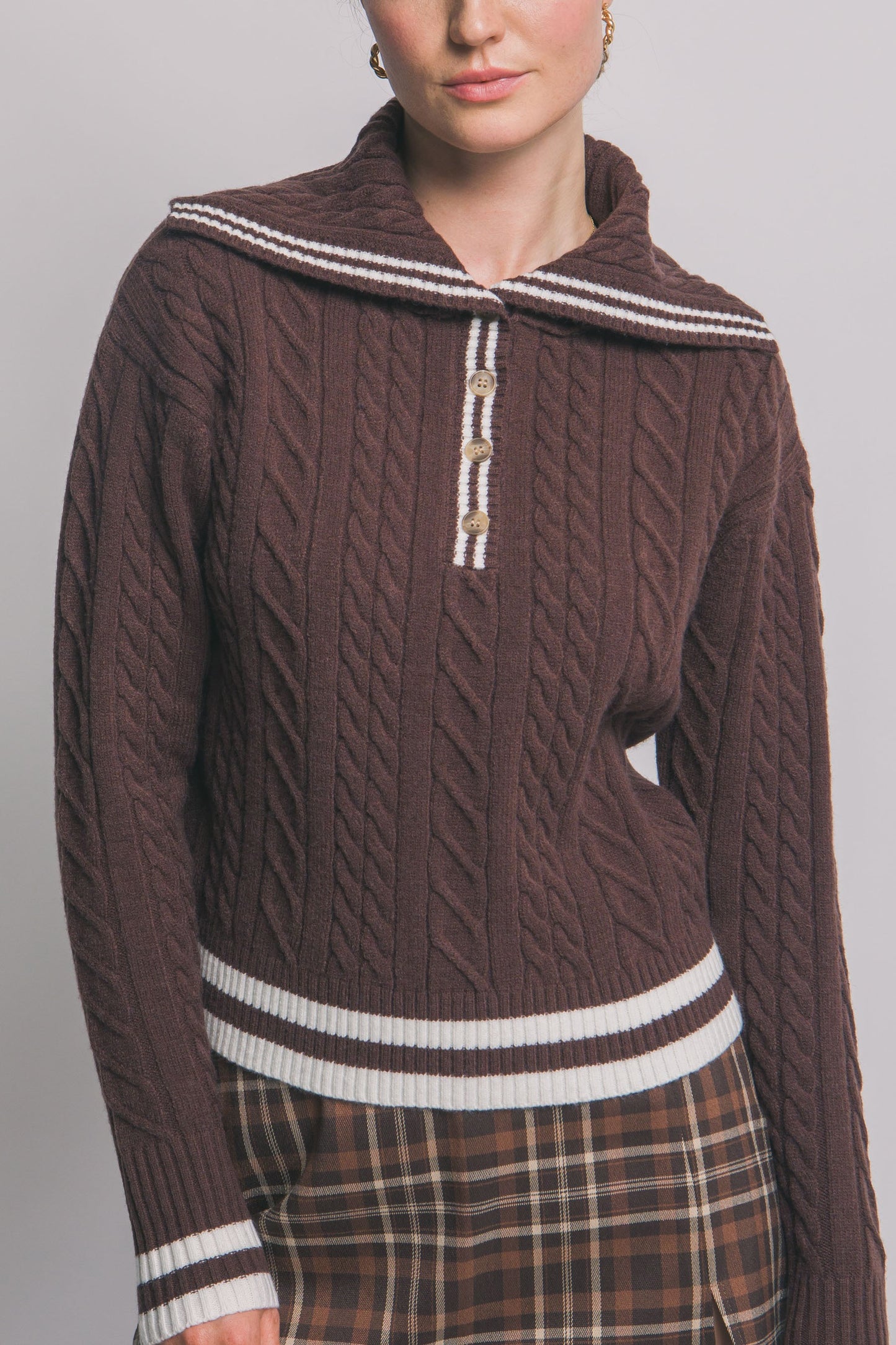 Sailor Collar Sweater