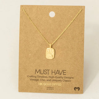 Gold Dipped Sun Necklace