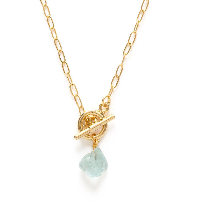 Toggle Clasp Gemstone Necklace Collection