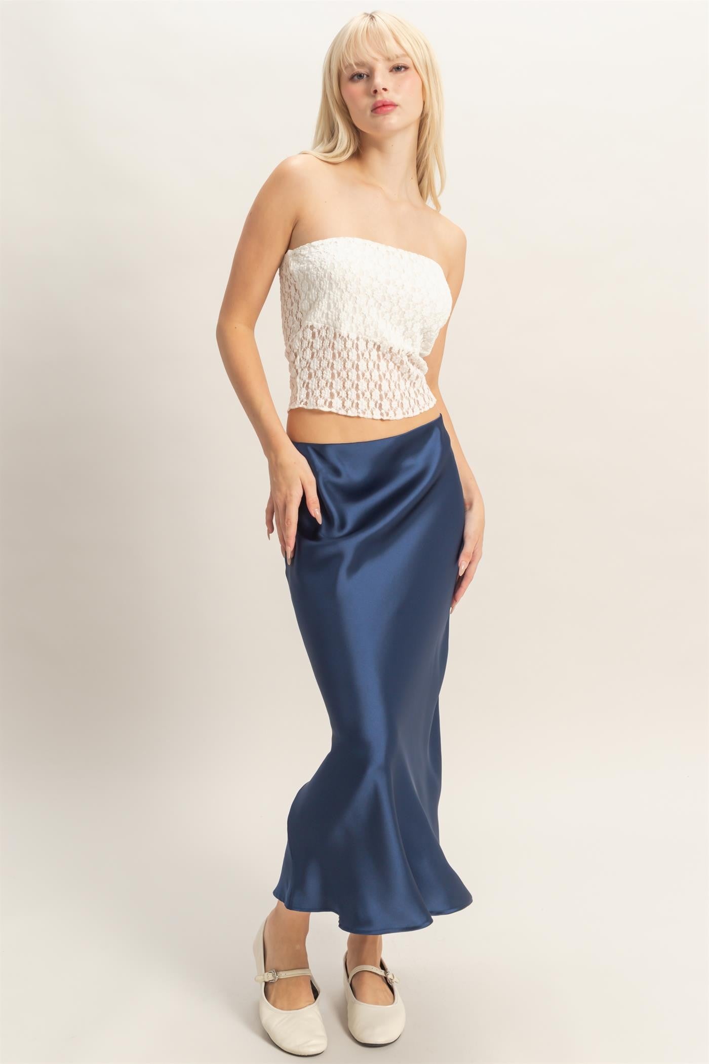 Satin Maxi Skirt