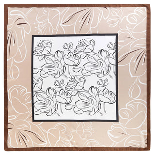 Elegant Cherry Blossom Print Bandana Scarf