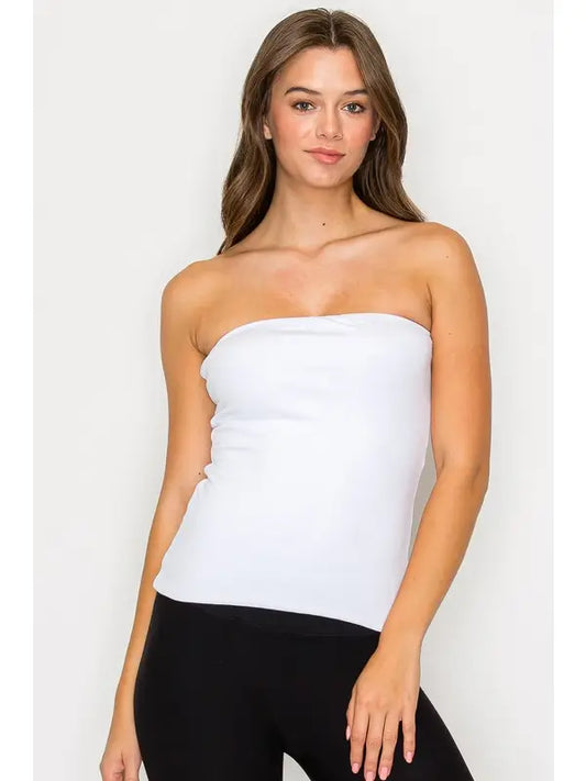 Double Layered Long Tube Top