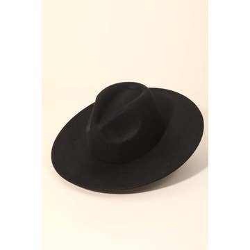 Flat Brim Fedora Fashion Hat