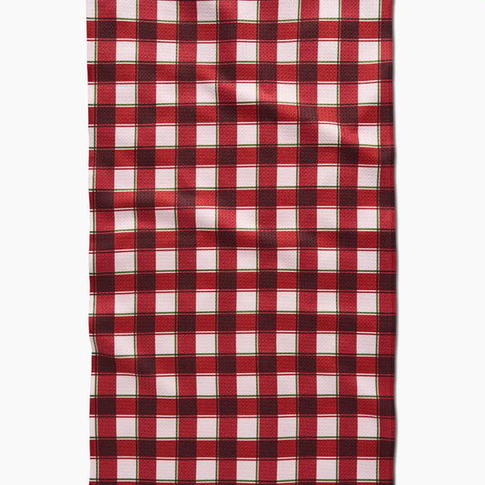 Jingle Plaid Tea Towel