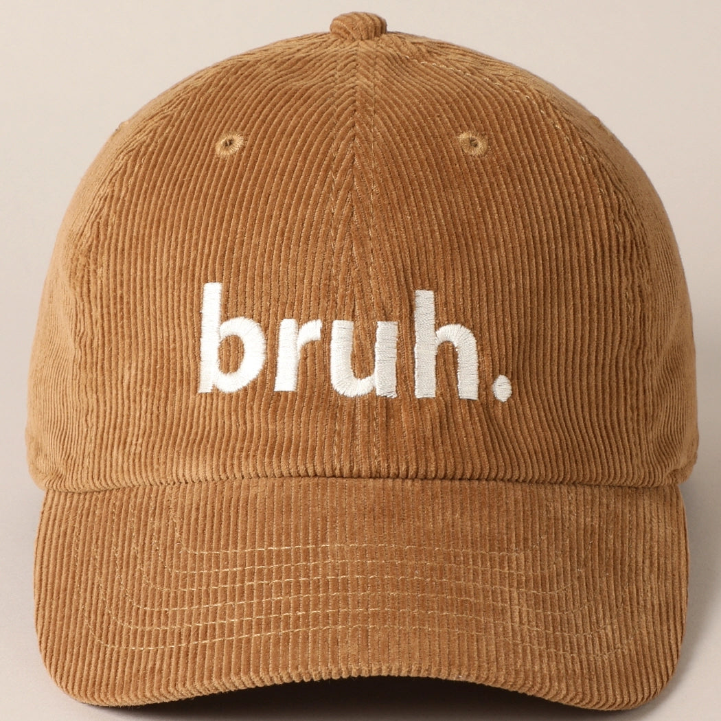 Corduroy Bruh Cap