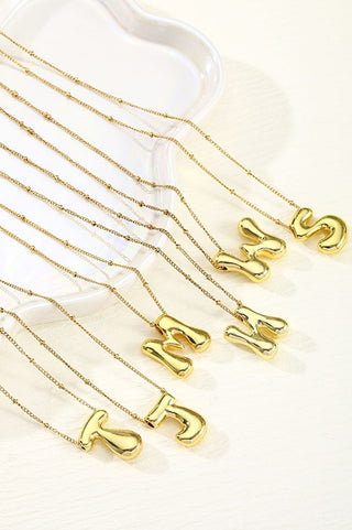 Bubble Letter Necklace