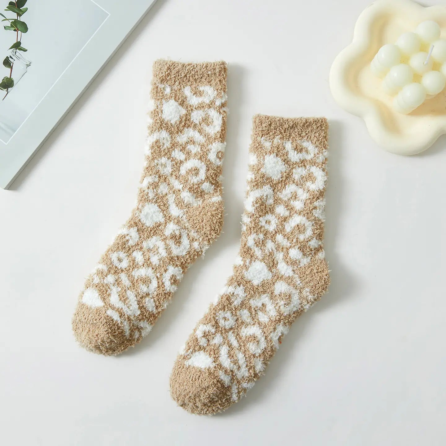 Leopard Pattern Cozy Socks