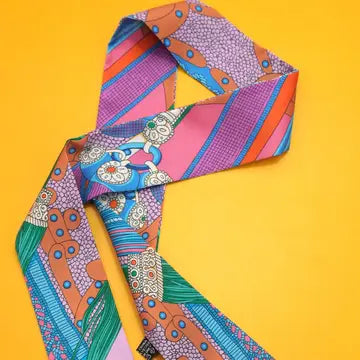Multi Pattern Twilly Scarf