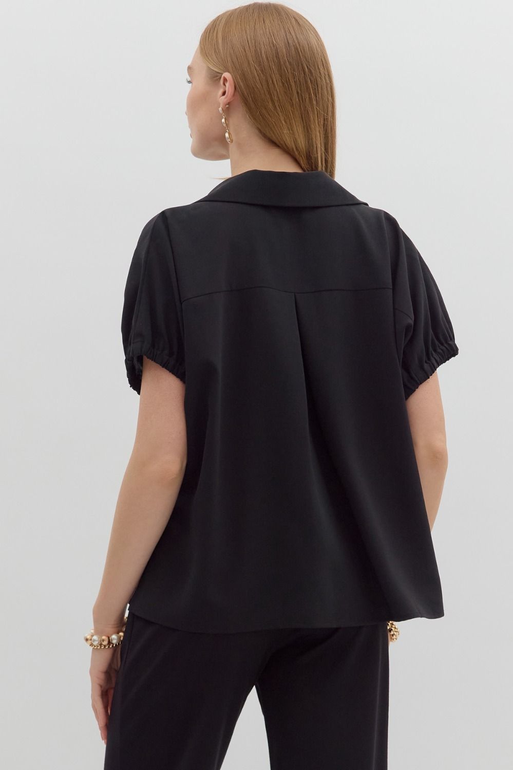 Split Collar Top