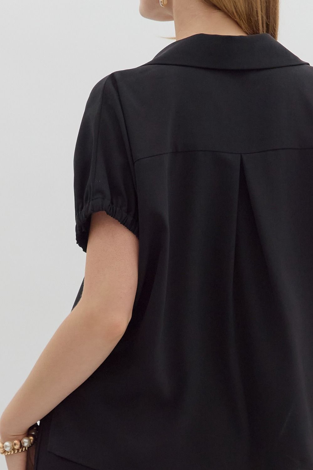 Split Collar Top