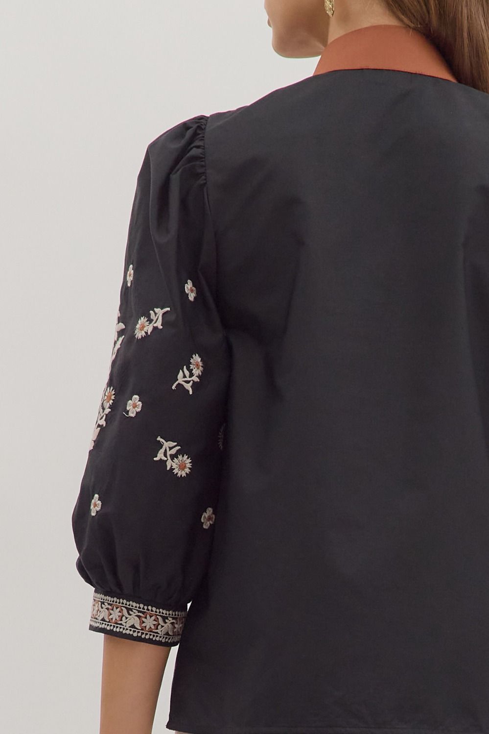 Floral Embroidered Top