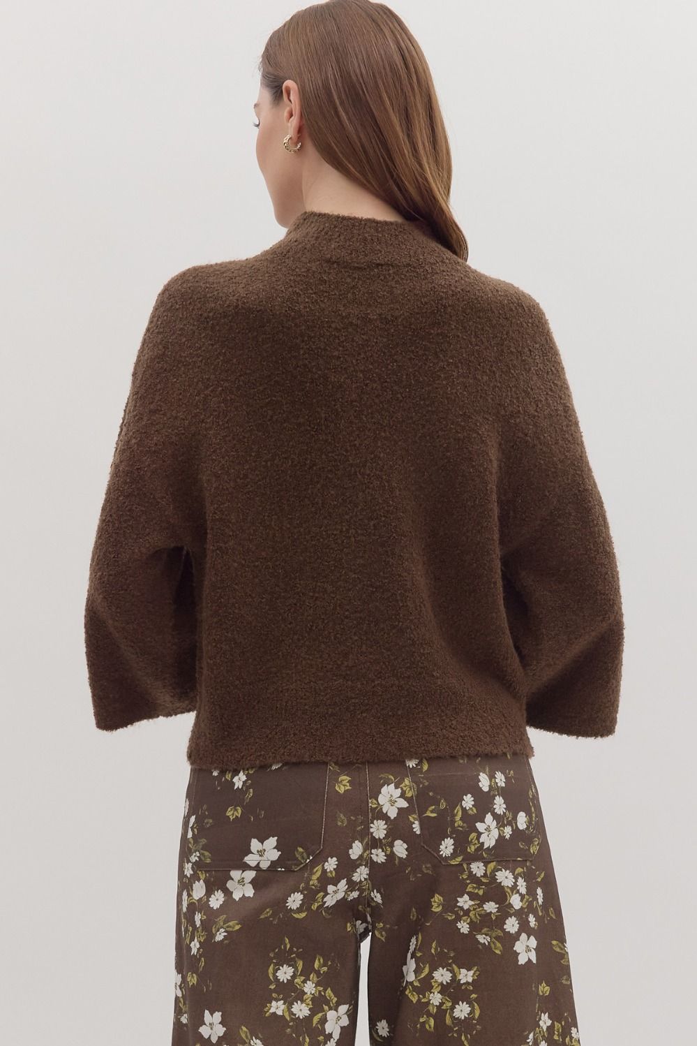 Super Soft 3/4 Sleeve Sweater Top