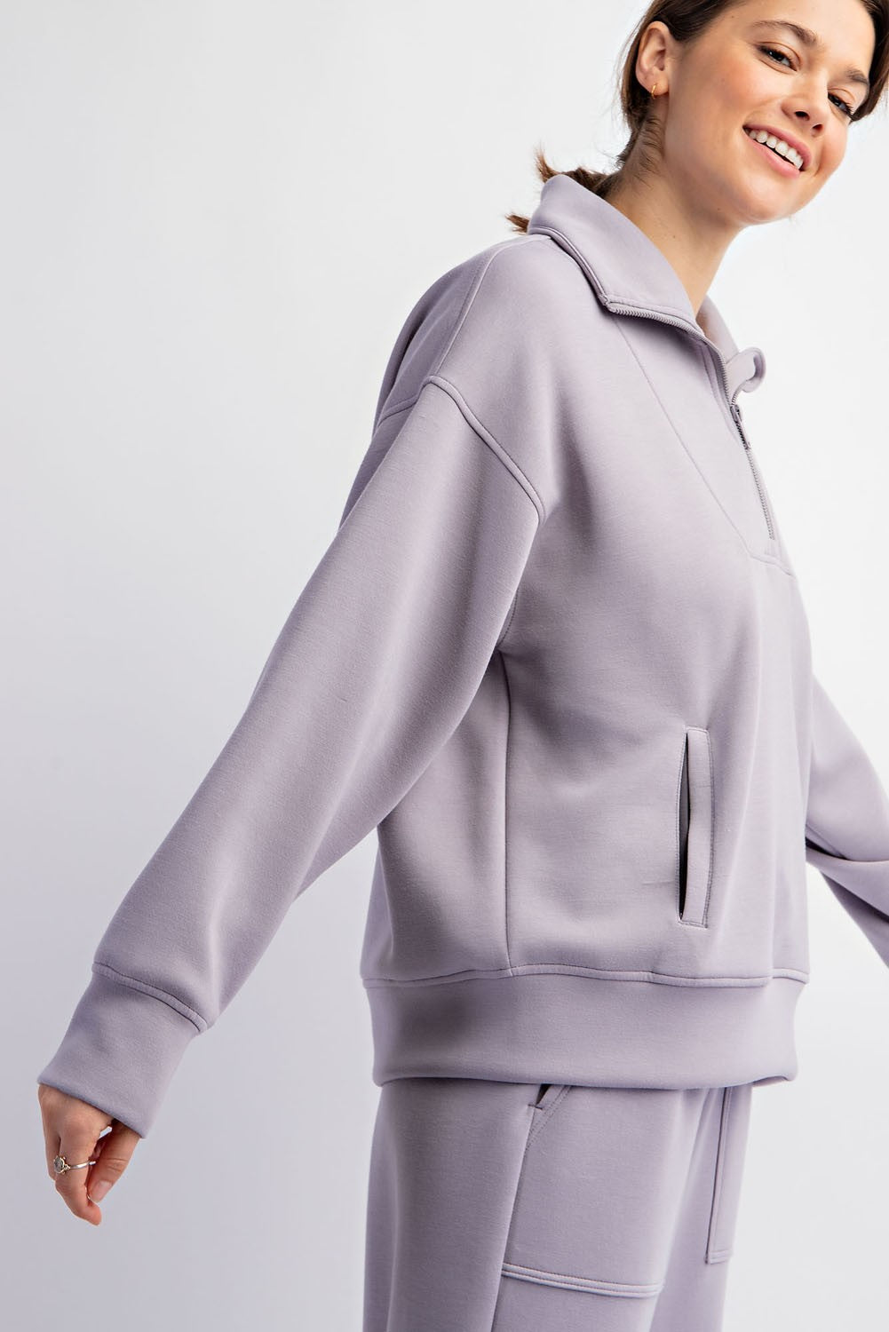 Super Soft Quarter Zip Pullover