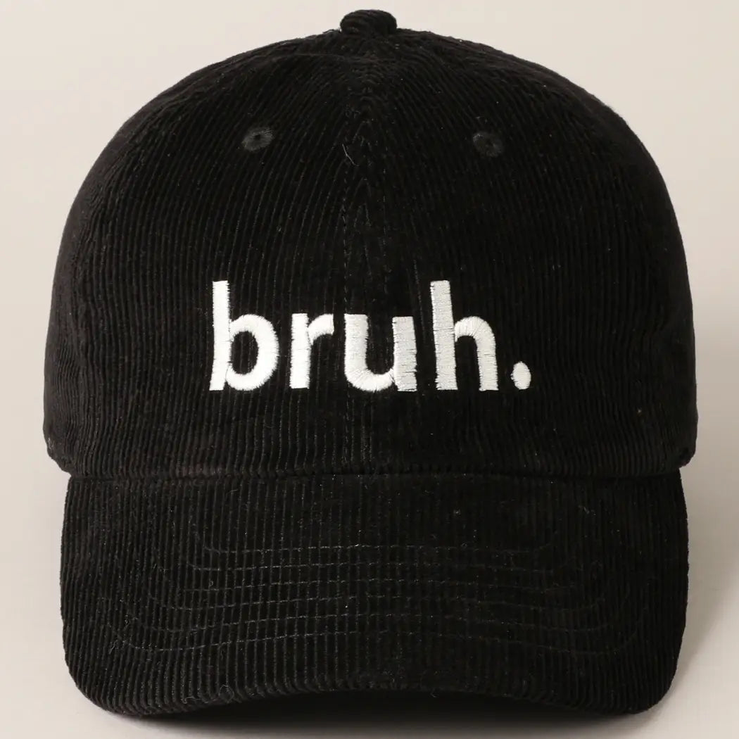 Corduroy Bruh Cap