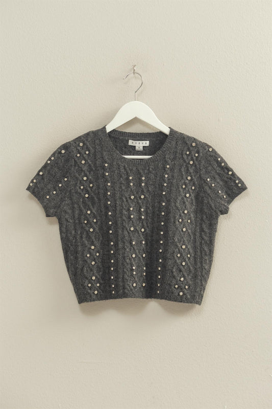 Rhinestone Sweater