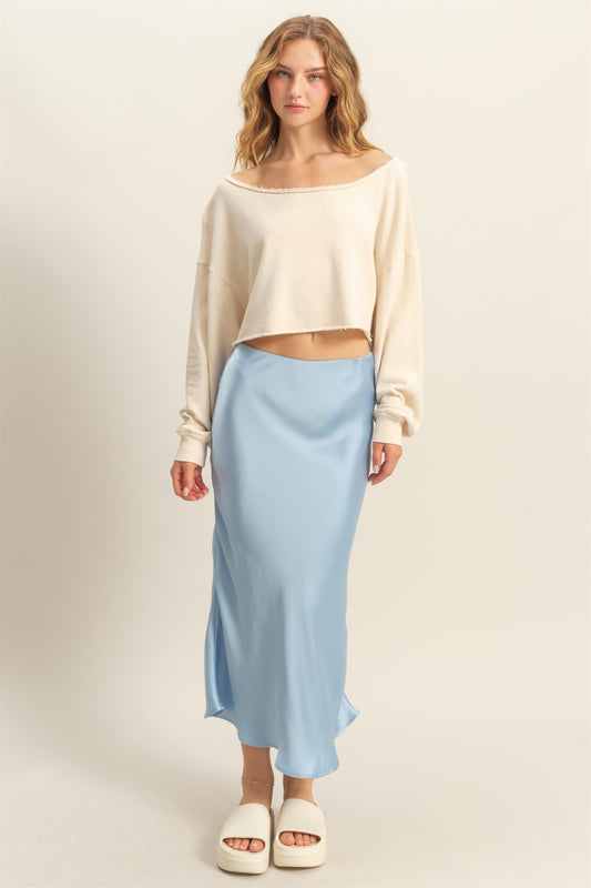 Satin Maxi Skirt