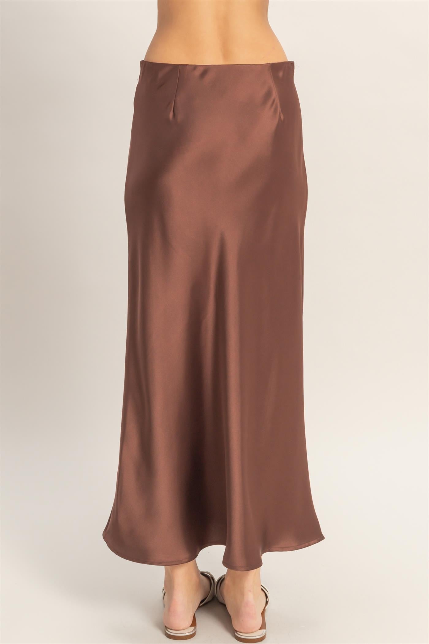 Satin Maxi Skirt