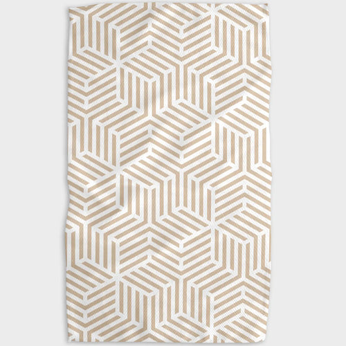 Stacked Cubes Kitchen Tea Towel