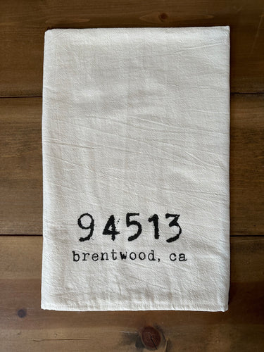 Brentwood CA Tea Towel