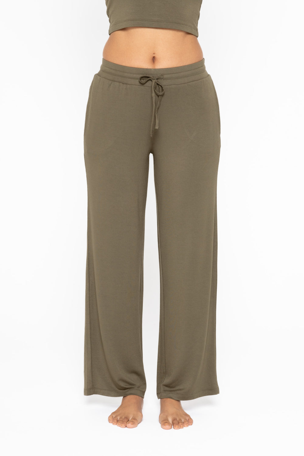 Mid-Rise Lounge Terry Pants