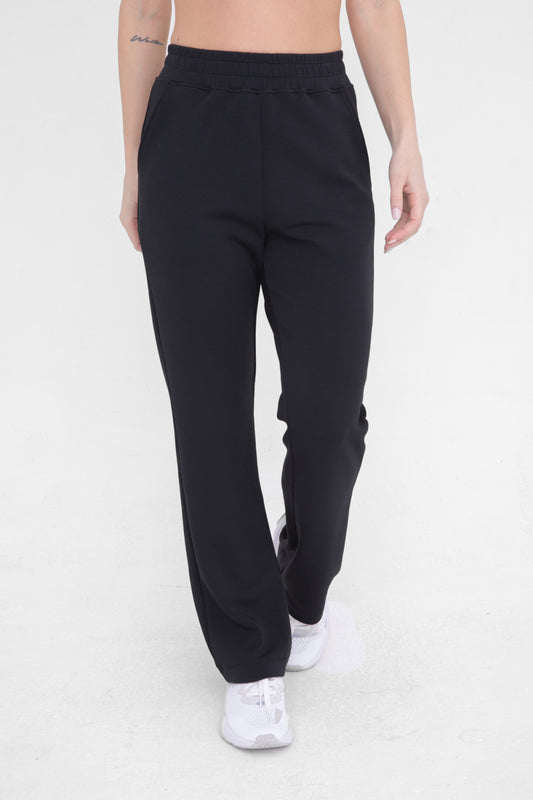 Modal Blend High Waist Joggers