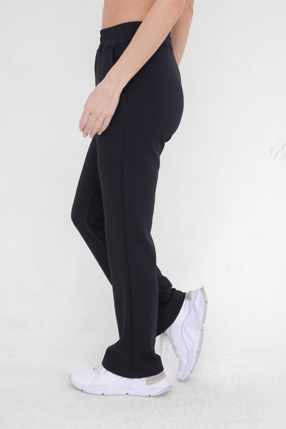 Modal Blend High Waist Joggers