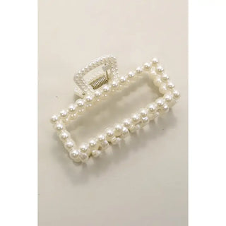 Pearl Hair Claw Clips