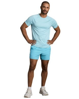 Atompshere Tee in Belize Blue Heather