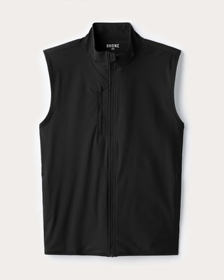 Rhone® Long Game Vest in Pure Black