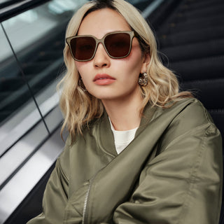 Try Me/ Olive Frame / Brown Lens