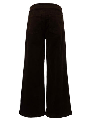 Kut from the Kloth Meg Wide Leg Corduroy Pant with Welt Pockets in Fudge