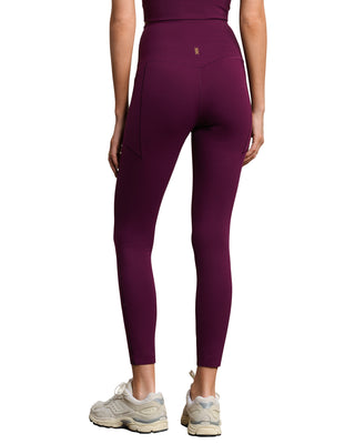 Rhone® Revive™ 7/8 Pocket Legging in Dark Berry