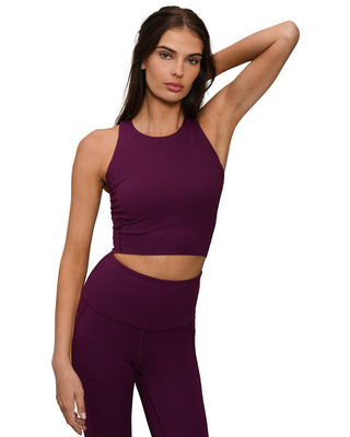 Rhone® Revive™ Longline Bra in Dark Berry