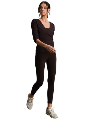 Rhone® Atmosphere Wrap Top in Dark Espresso