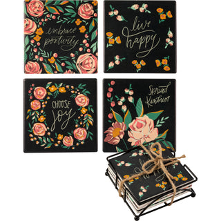 Live Happy Coaster Set