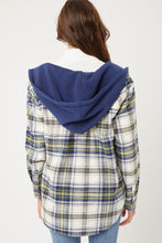 Lightweight Plaid Hoodie