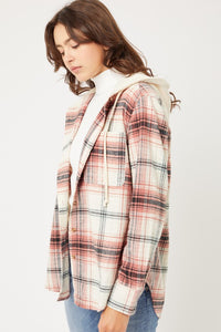Lightweight Plaid Hoodie
