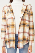 Lightweight Plaid Hoodie
