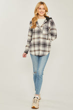 Lightweight Plaid Hoodie