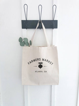 Farmers Market Canvas Tote Bag