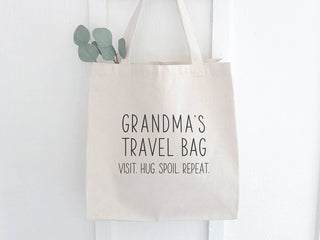 Grandma's Travel Bag Canvas Tote Bag